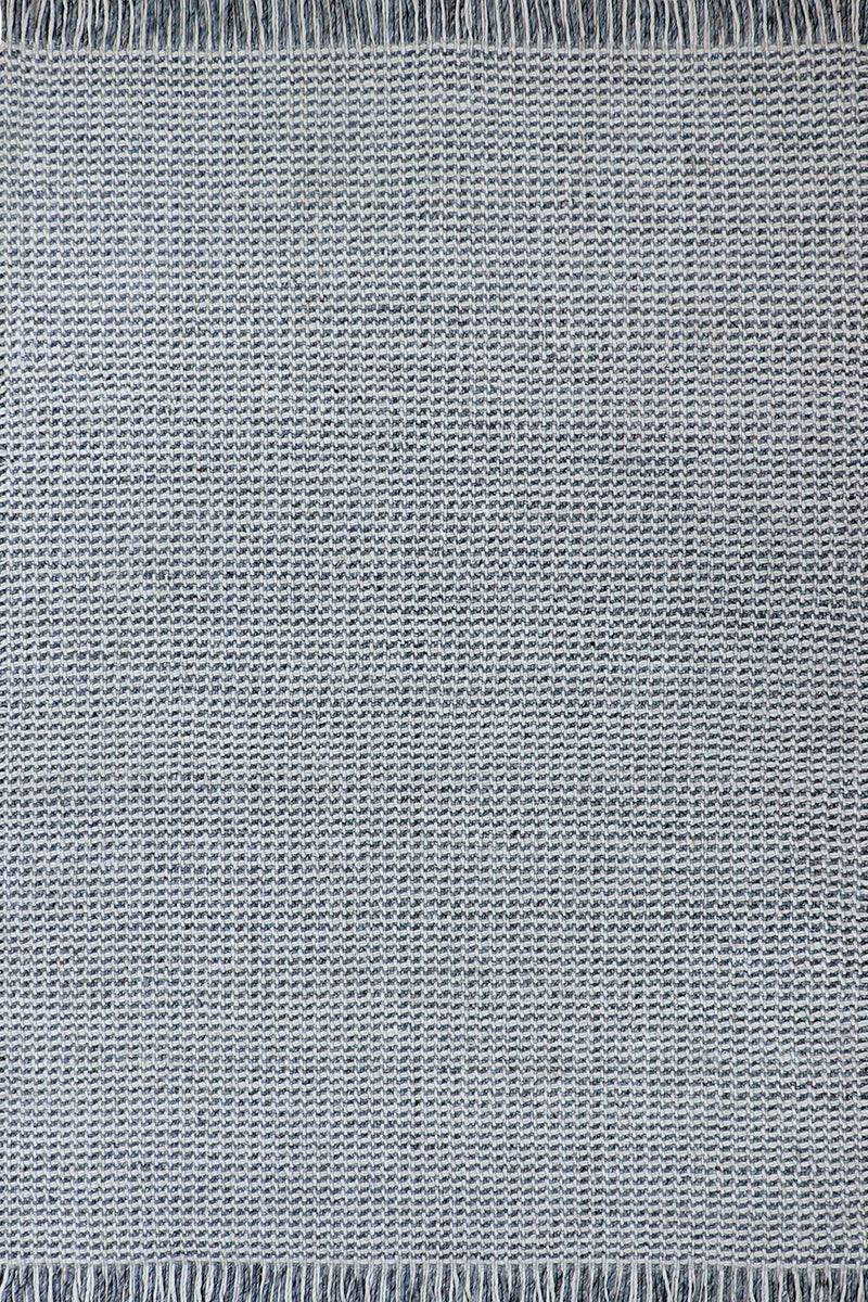Tapis bleu en laine et viscose - Oslo Acier  - 1 - Toulemonde Bochart