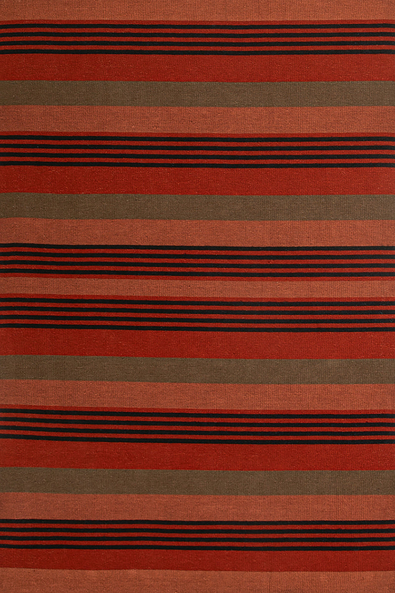 Tapis rouge en polyester - Pompei Feu  - 1 - Toulemonde Bochart