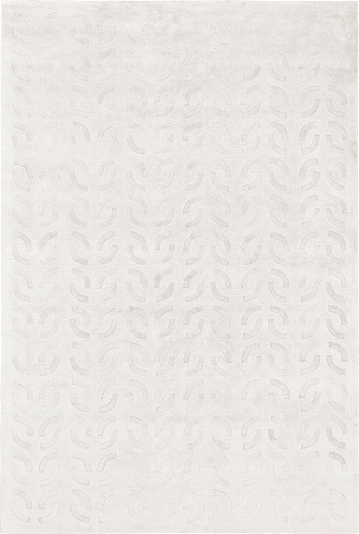 Tapis blanc en tencel - Wilton Blanc  - 1 - Toulemonde Bochart