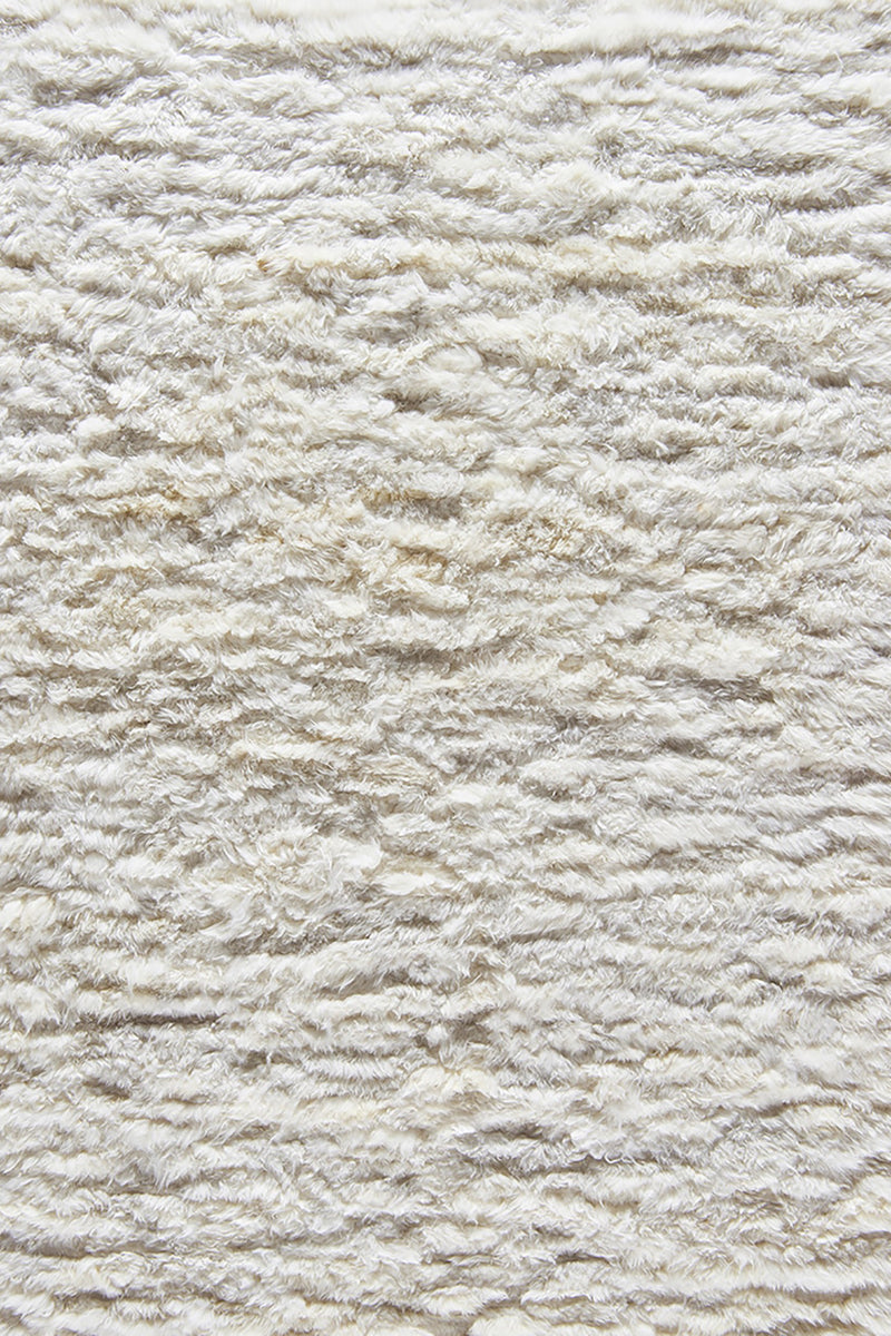 Tapis blanc en peau lainée - Toison Ecru  - 1 - Toulemonde Bochart